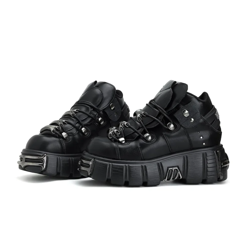 Gothic Punk Platform Boots - Image 4