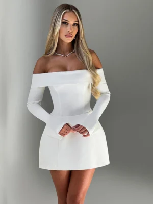 Sexy Off Shoulder A-line Women Dress