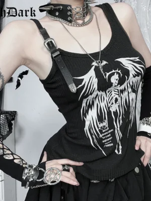 Gothic Sleeveless Tank Top