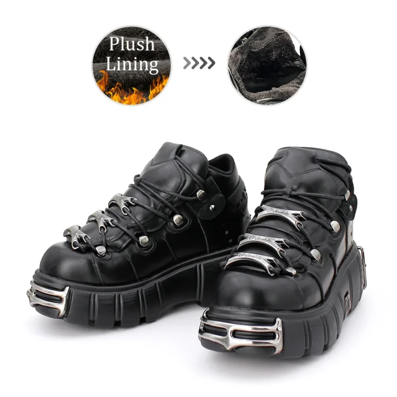 Gothic Punk Platform Boots - Image 8