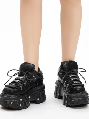 Gothic Punk Platform Boots