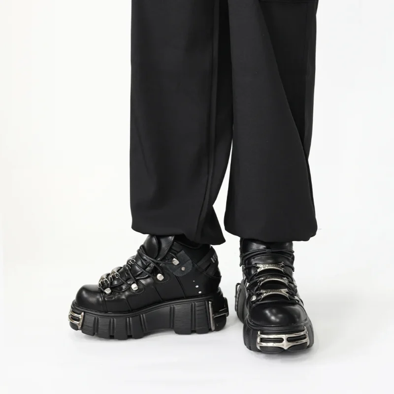 Gothic Punk Platform Boots - Image 5