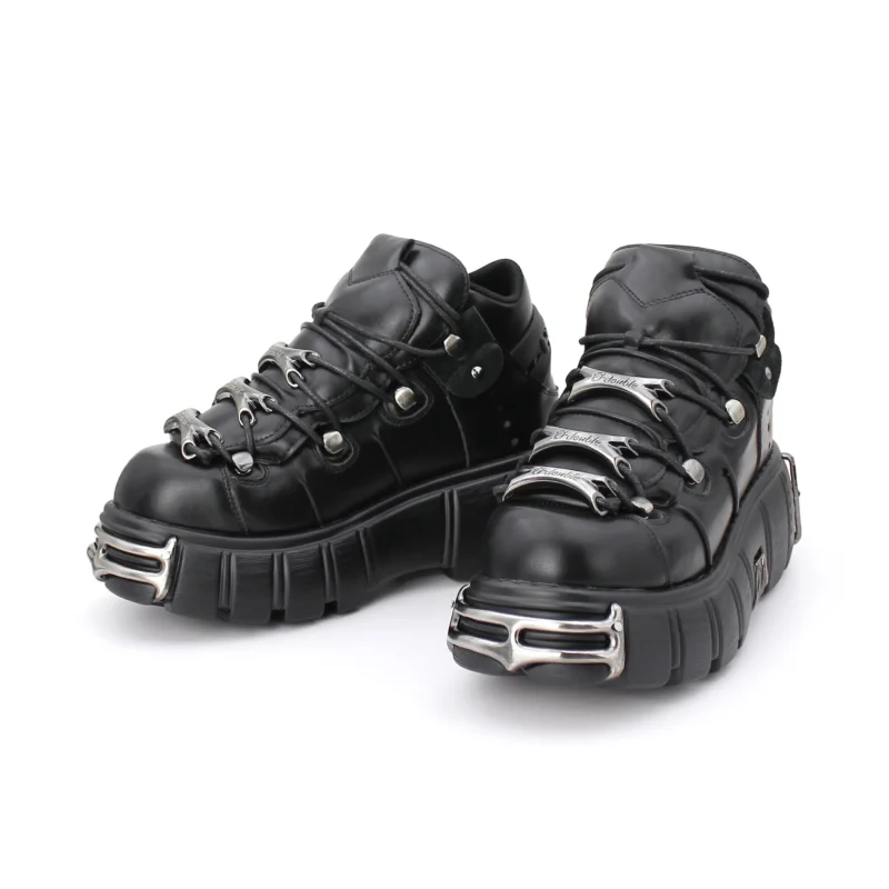 Gothic Punk Platform Boots - Image 2