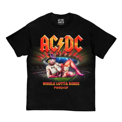Whole Lotta Rosie Madrid PWR UP Event Tour T-Shirt