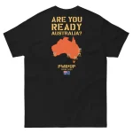 Are You Ready? PWR UP 2025 Tour AUS Map T-Shirt - Image 2