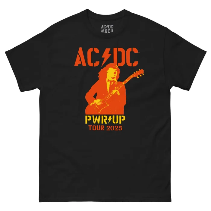 Are You Ready? PWR UP 2025 Tour AUS Map T-Shirt - Image 1
